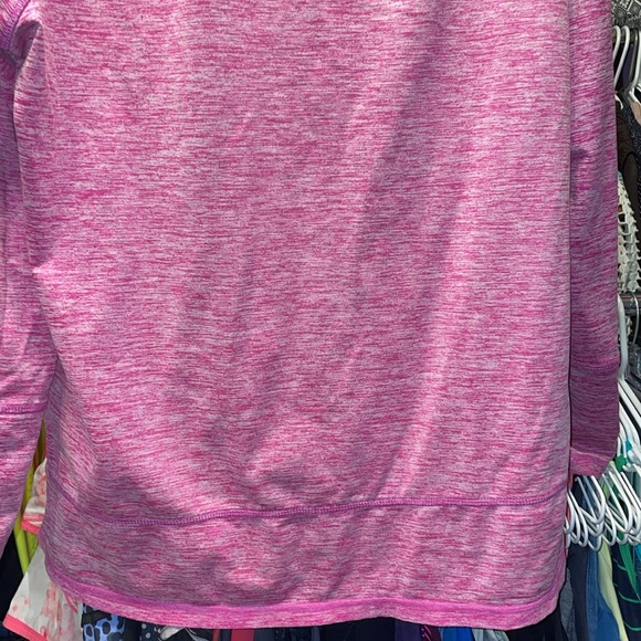 RBX Pink Cowl Neck Hoodie pockets thumb holes like new no tag fits large - Picture 8 of 9